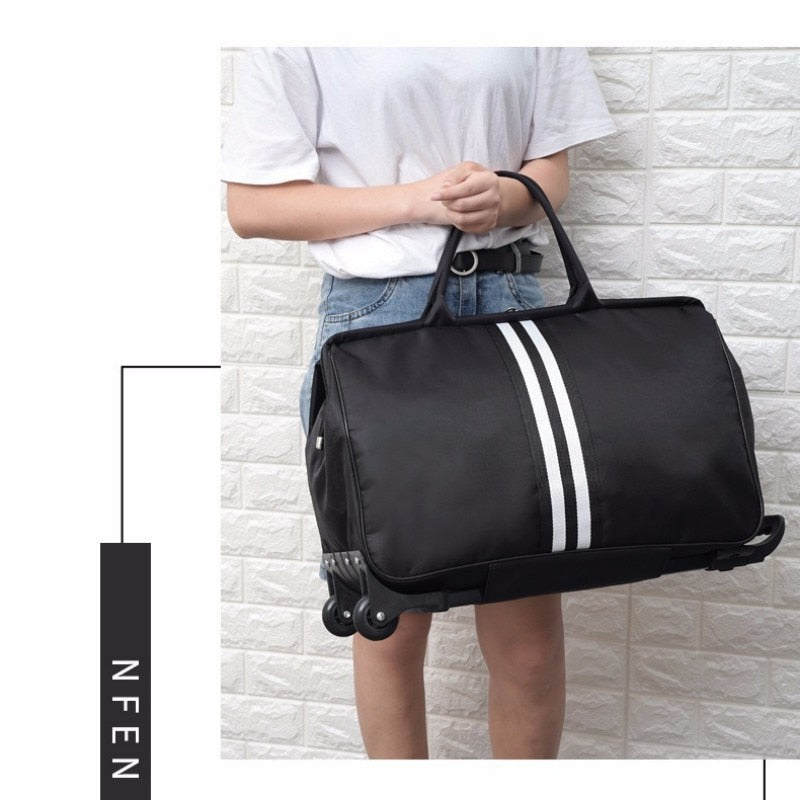 Trolley Bag Korean Version Travel Bag Luggage Bag Boarding Bag Men and Women Large Capacity Foldable