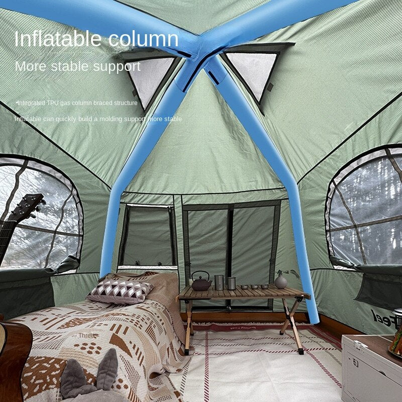 Inflatable Tent For Camping Equipment Outdoor Gadget Roof Top Tent Pop Up Tent Luxury Party Waterproof Light Weight Oxford Cloth