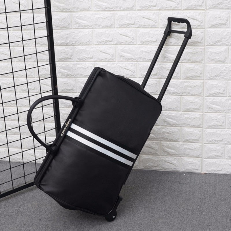 Trolley Bag Korean Version Travel Bag Luggage Bag Boarding Bag Men and Women Large Capacity Foldable